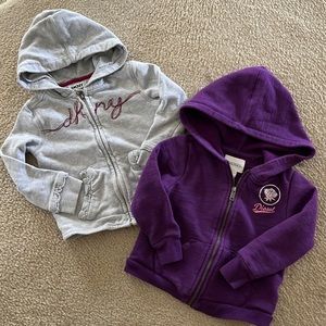 Baby Girls DKNY DIESEL Hoodies Bundle